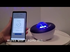 स्टार गैलेक्सी प्रोजेक्टर ब्लूटूथ संगीत एबीएस इंजीनियरिंग प्लास्टिक सामग्री