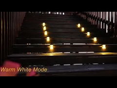 सौर चार्जिंग एलईडी आउटडोर दीवार रोशनी आरजीबी सौर दीवार माउंट रोशनी