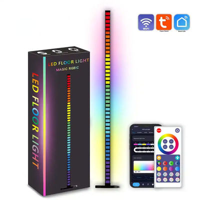 अच्छी कीमत सीई रंग बदलने वाली मंजिल दीपक मल्टी-डी के साथ एलईडी मंजिल दीपक ऑनलाइन