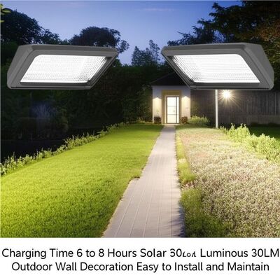 अच्छी कीमत Charging Time 6 to 8 Hours Solar Wall Lamps with 30LM Luminous Flux Outdoor Wall Decoration Easy to Install and Maintain ऑनलाइन