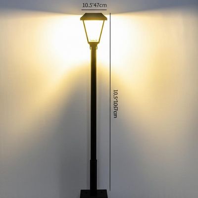 अच्छी कीमत Energy-Saving and Eco-Friendly Outdoor Solar Lights in Warm White 10.5*10.5*47cm Size ऑनलाइन
